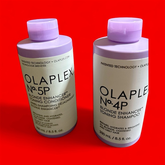 OLAPLEX No.5P and No.4P Blonde Enhancer Set. 8.5 fl oz each - Picture 1 of 2
